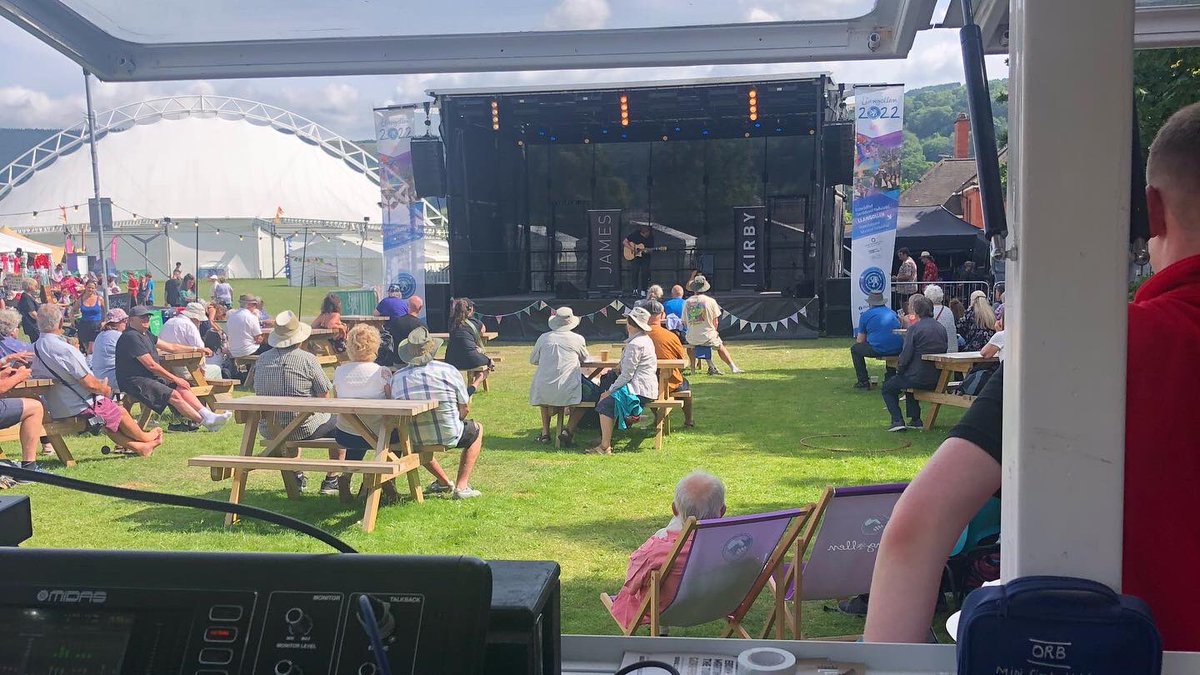 ORB_SL's tweet image. We’re having a great week at @llangollen_Eist . Such an amazing event right on our doorstep to be involved with

We’ve provided
✅ Full PA for both outdoor stages
✅ Full lighting rig for both outdoor stages
✅ Comms box
✅ Festoon around site
✅ A team of our best technicians