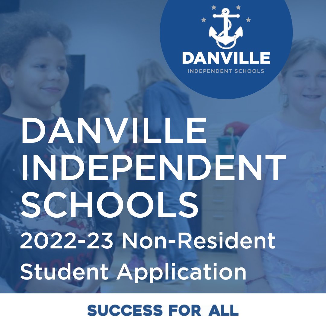 Live outside the district but still want to enroll your child in Danville Schools? State law no longer requires that you live within a district for your children to attend the school of their choice. Choose the #DISD! Learn more and apply: danvilleschools.net/Content2/646