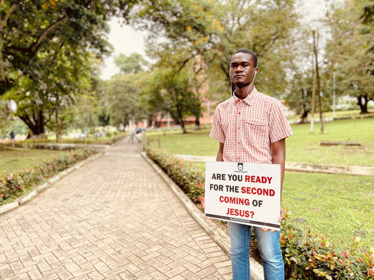 PENSAKNUST1's tweet photo. An evangelistic drive by the Unity Hall & SRC Hostel brethren of PENSA KNUST dubbed “Conti For Christ ‘22”
#ContiForChrist | @SrcPensa https://t.co/AzyiaTUxqK