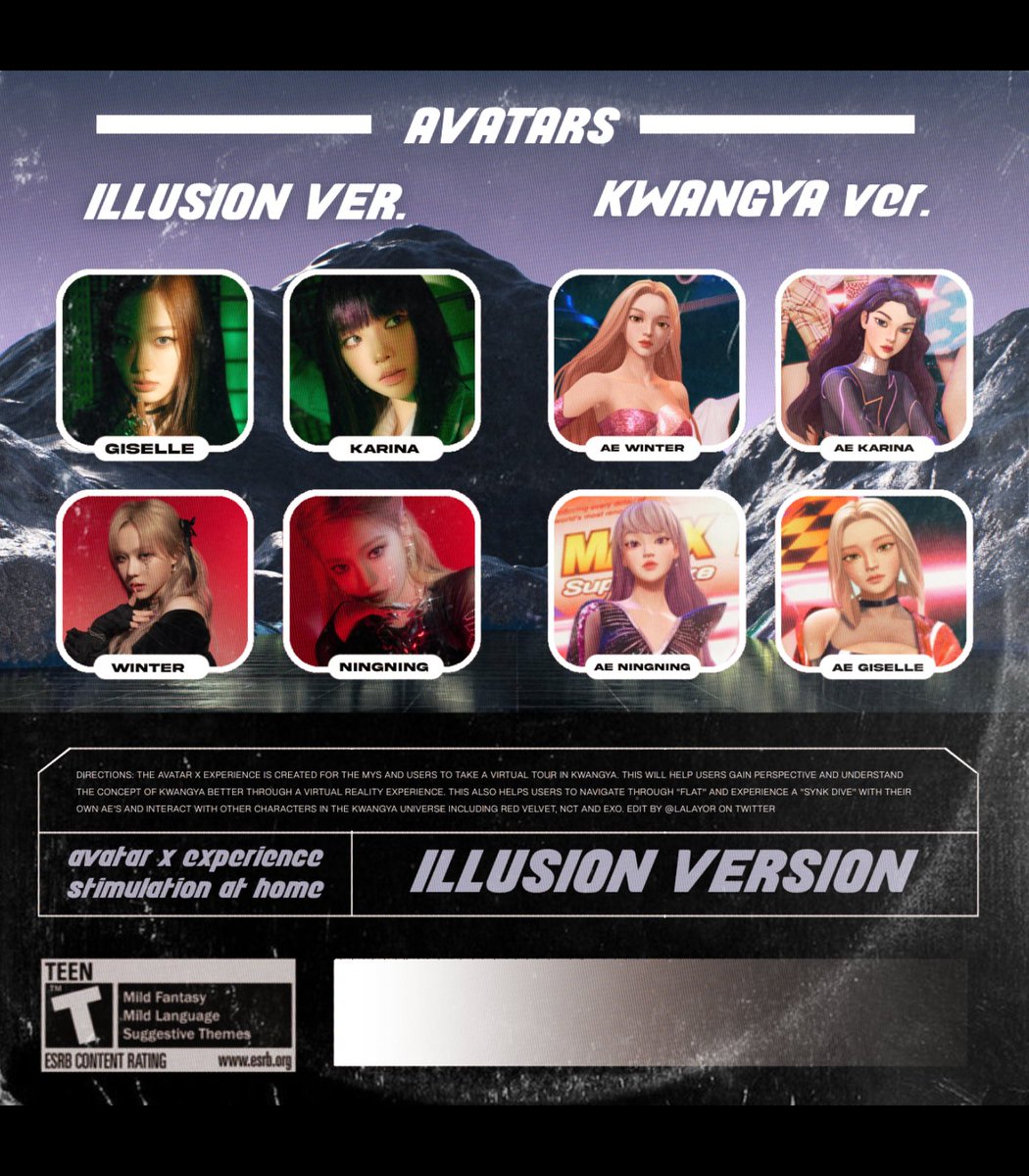 LALAYOR's tweet image. #aespaGirls as ps5 covers