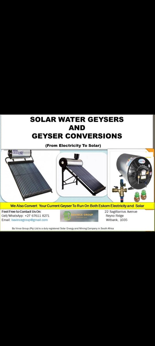 Switch to SOLAR today......

⬇️⬇️⬇️⬇️⬇️⬇️