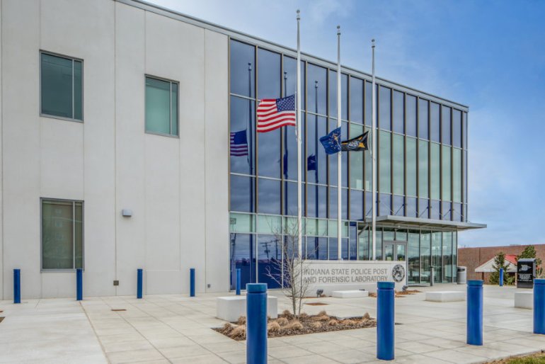 RATIOglobal's tweet photo. RATIO was recently highlighted in Building Excellence's newest publication for the @IndStatePolice Post &amp; Forensics Lab in Fort Wayne, IN.

Read more here: https://t.co/ksWrXvhftF https://t.co/HjIpDaJRDs