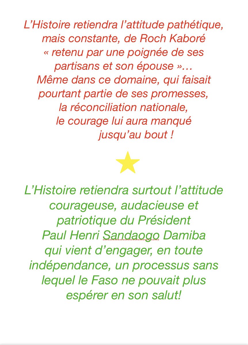 burkina_du's tweet photo. #Burkina #Réconciliation #BlaiseCompaore #Paix #LutterContreLeTerrorisme https://t.co/M1ObHKmo4R