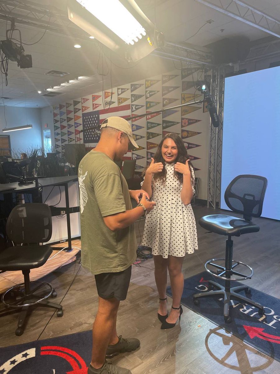 southeast_tpusa's tweet photo. One of our high school presidents, @GravleyHalli, had the opportunity to fly out to HQ to film for a special project! Catch the full video at #SAS2022! https://t.co/goXu7UPPDb