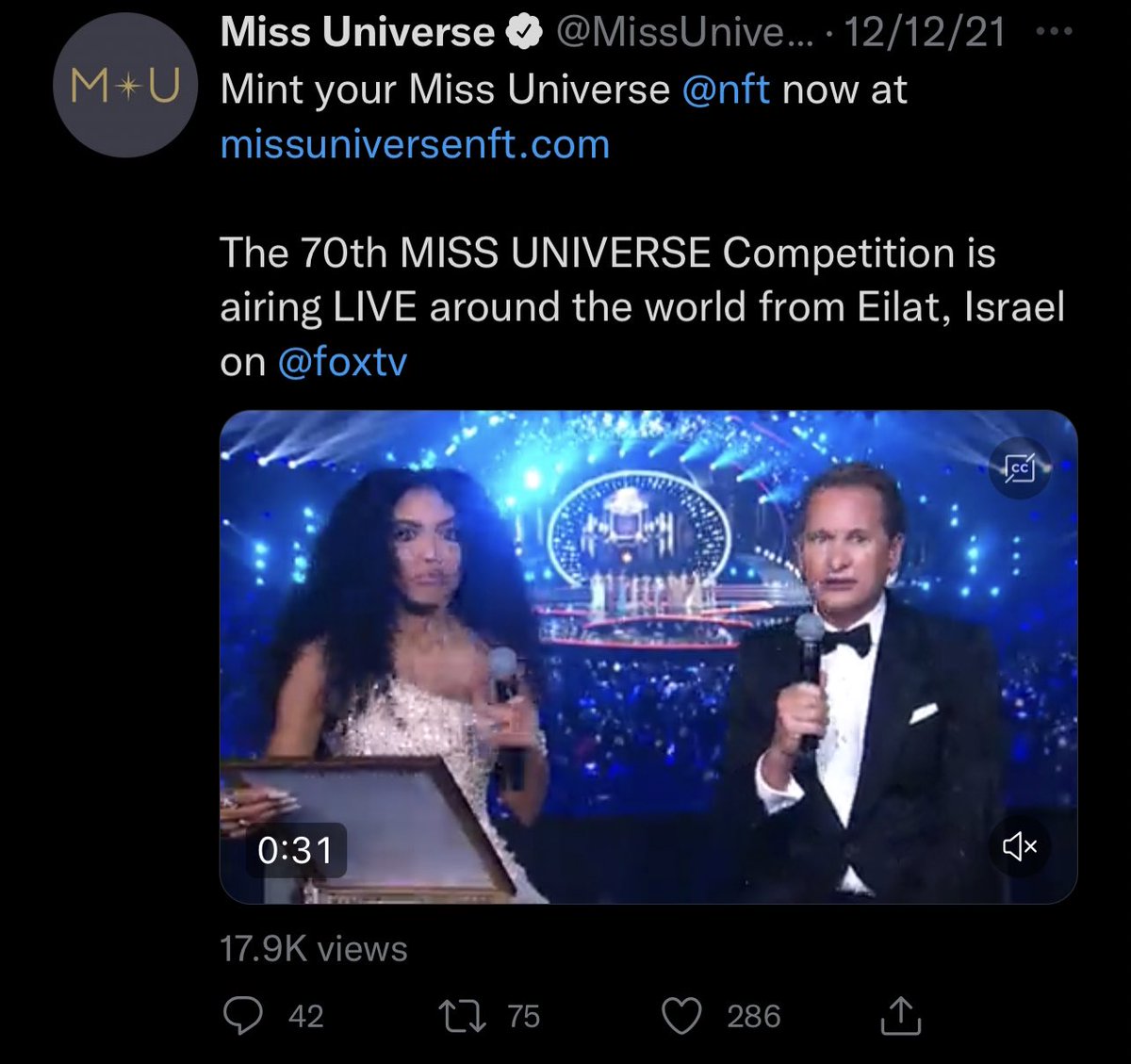 ZachXBT (@zachxbt) on Twitter photo 1/ Time for a deep dive into a $376k rug pull done by <a href="/MissUniverse/">Miss Universe</a> called <a href="/MissUniverseNFt/">Miss Universe NFT</a> 1/ Time for a deep dive into a $376k rug pull done by <a href="/MissUniverse/">Miss Universe</a> called <a href="/MissUniverseNFt/">Miss Universe NFT</a>