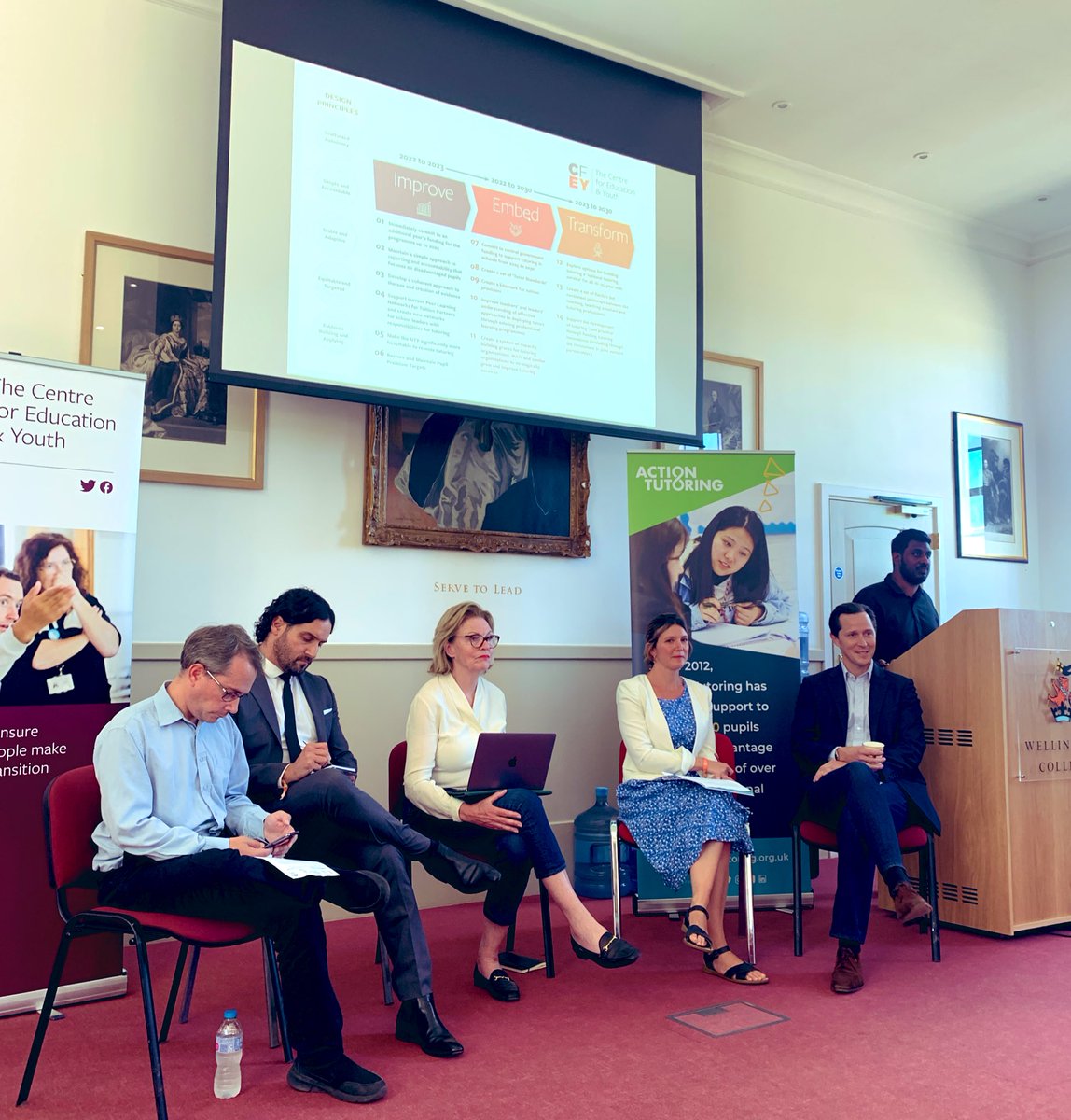 EconomicCyclist's tweet photo. A thought provoking session on the NTP @EducationFest - thanks to  @ActionTutoring @Samfr @thirdspacetweet @LoicMnzs @TheCfEY. Interesting potential collaboration with @coletmentoring #tech4good #socialenterprise https://t.co/tlmKXgc5vL