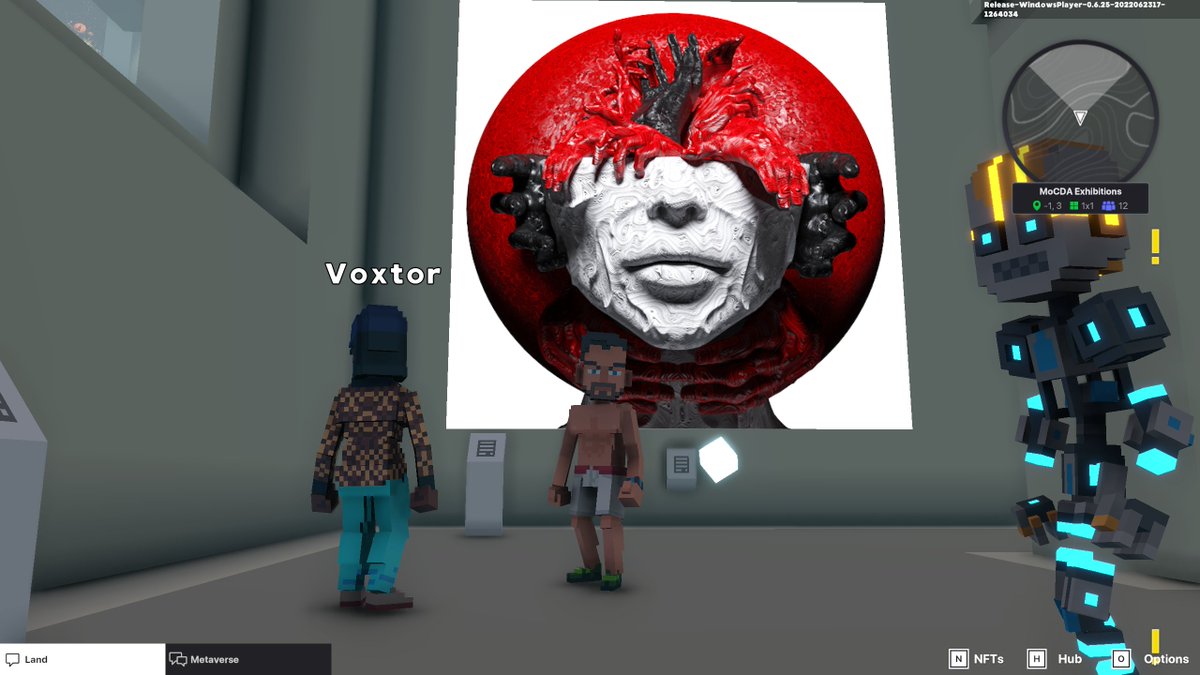 kutrunov's tweet photo. @TheSandboxGame @MOCDA_ I just participated in the #TheSandbox weekly contest for a chance to win 200 mSAND! Here is my favorite piece from the ‘Impossible Worlds’ exhibition, check out my screenshot below!
👇 https://t.co/dSORAQIkPf