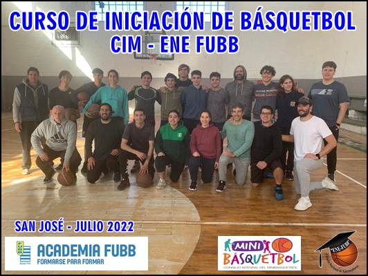 El pasado fin de semana  prosiguió el Curso de Iniciación en Básquetbol de CIM-ENE FUBB con tres  presenciales: Tacuarembó, San José, Minas Disertaron: <a href="/MarioEnrich/">Mario Enrich</a> <a href="/EscajalBruno/">Bruno Escajal</a> , Pablo Alfonso,  Andrés Villagrán, Jacinto "Chito" Lima, Fernando Launás.