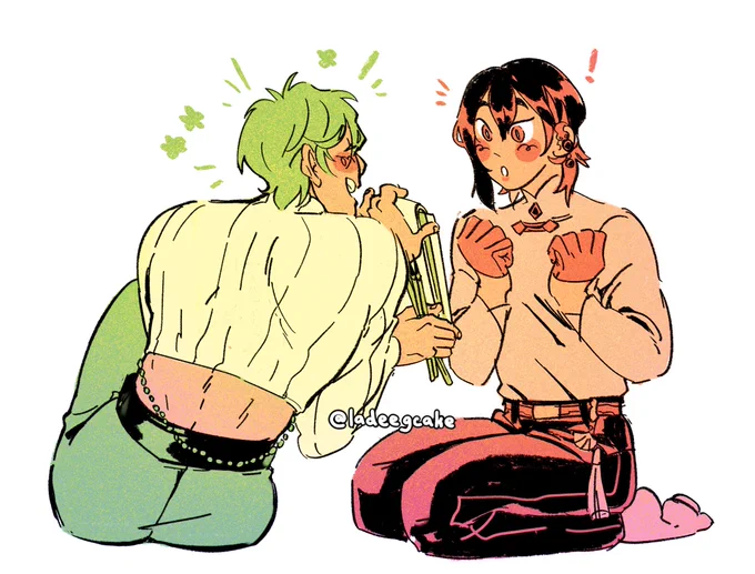 I beg everyone of age to please play #NUcarnival and talk to me about it I'm SO obsessed w everyone in this funky little gay game 💎🌈 #NUカーニバル 