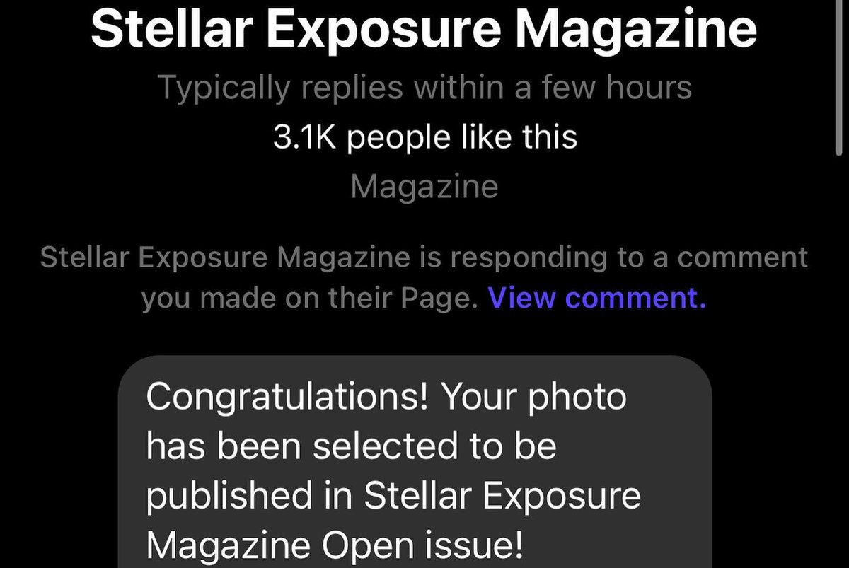 MorieMeiPhotos's tweet photo. LOOK OUT for the Stellar Exposure Magazine’s Open Issue because Morie Mei Production’s photography is getting published for the FIRST TIME !!!!
.
.
My favorite shot to this day has been chosen to be published and I am BEYOND excited !!!
.
🍀 📸 #stellarexposuremagazine https://t.co/pU6OuvZd2V