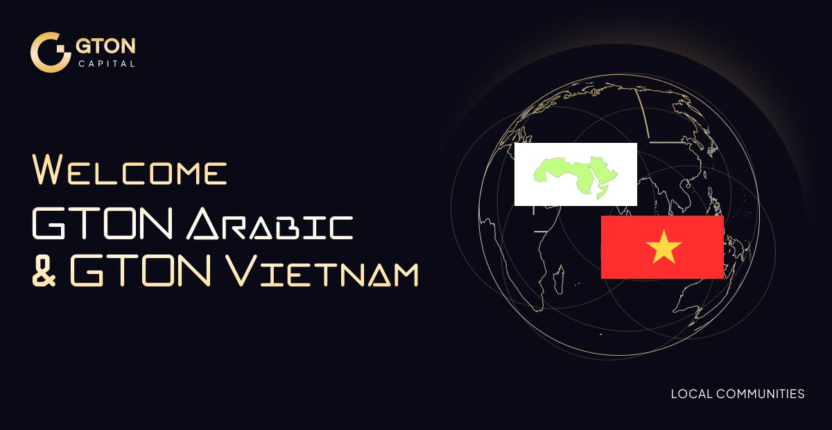 #GCEco is growing🥳

We’re so thrilled as now we have Arabic and Vietnamese communities supporting @GtonCapital in local languages. 

If you're from Arab League countries or from Vietnam join the respective chats now:

بالعربية t.me/GC_community_AR

🇻🇳t.me/GTONCAPITALVie…