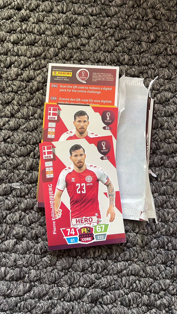 BrickPickersUK's tweet photo. @OfficialPanini guys should my son really get a double in the same pack, come on it’s hard enough as it is to collect them. https://t.co/Ch1PDYTBFK