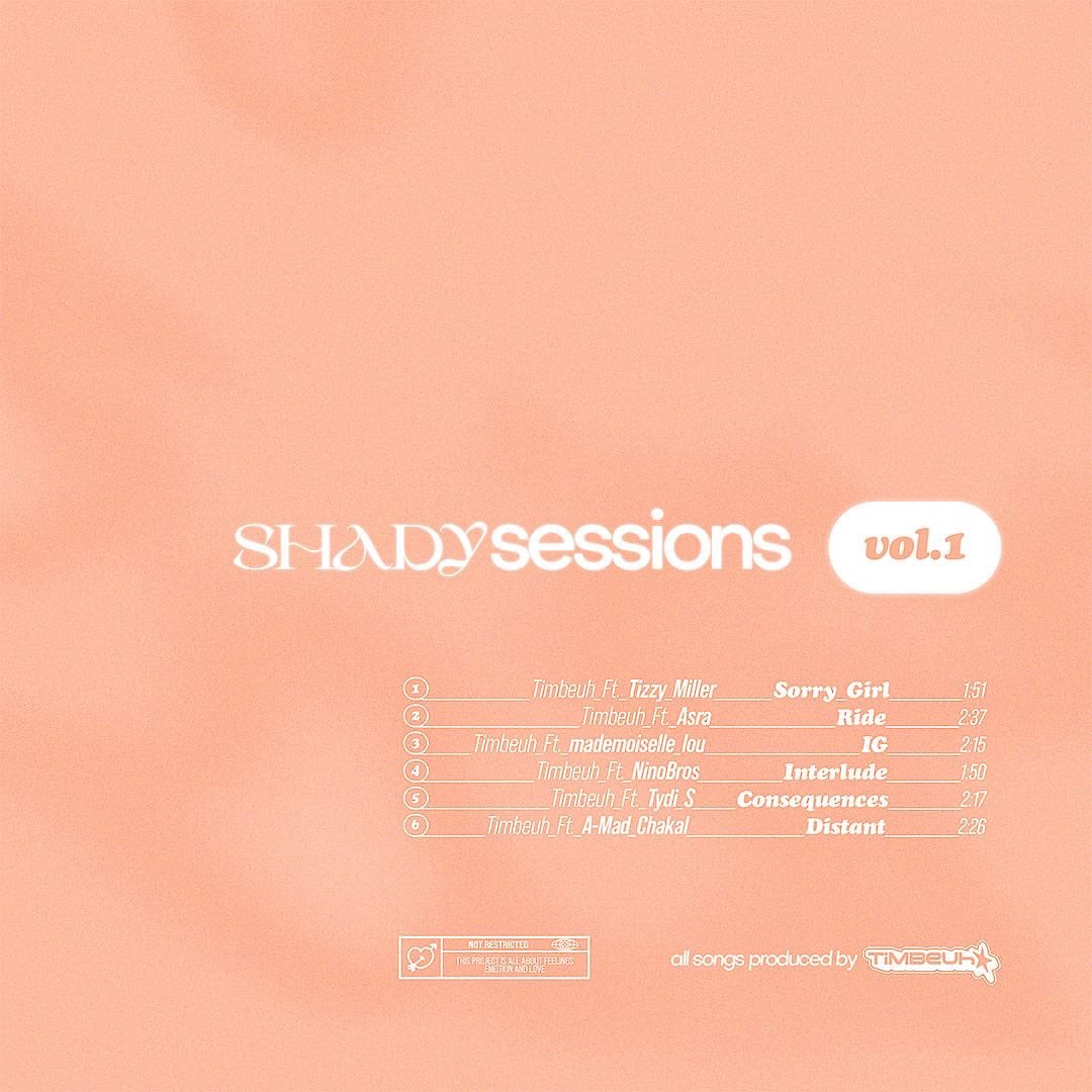 Retrouvez moi sur l’ep @timbeuh « Shady Sessions Vol.1 », track #4 « interlude » disponible sur toutes les plateformes
C'est un honneur de partager cette tracklist avec autant de talents @Tydiane12 <a href="/asra/">Asra</a>.wav <a href="/mademoiselleluh/">mademoiselle lou</a> <a href="/tizzy_miller/">Tizzy Miller</a> <a href="/amadchakal/">amadchakal</a> 

streamlink.to/ShadySessionsV…