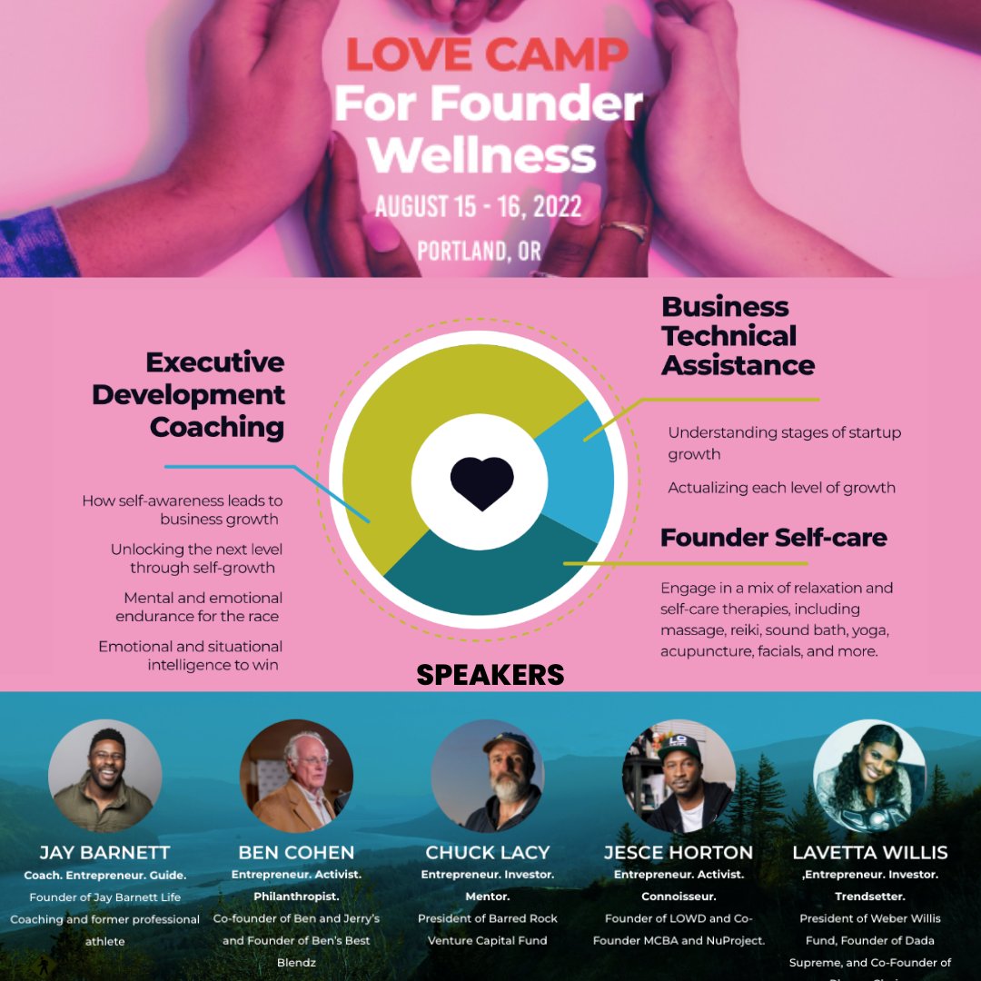 Social Justice Partner @nuleafproject is hosting a Love Camp for founder wellness. If you are a BIPOC founder in need of some socialization and R&R, register by July 13. nuproject.org/lovecamp/ #HawthorneSocialJusticeFund #NuLeafProject #Hawthorne360