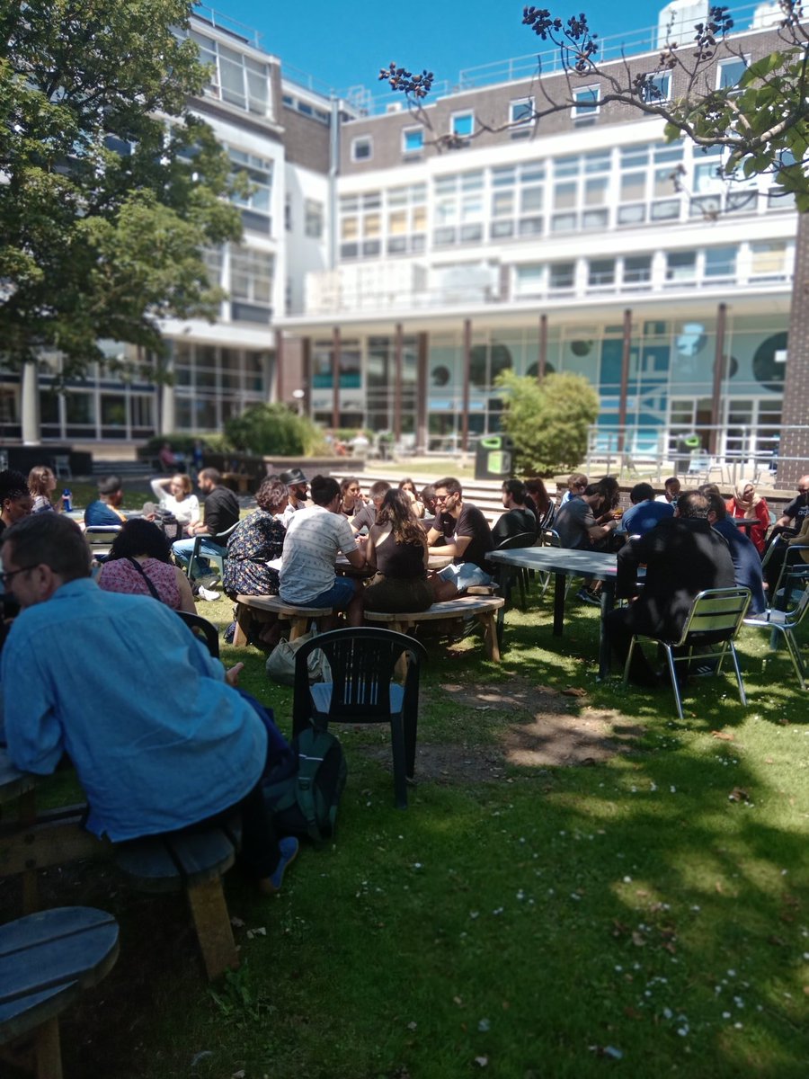 UA_DTA's tweet photo. We decided to move outside for our final reflective/forward planning session of the #DTASummer22 school before heading to the beach โฑ Thanks everyone for a great few days - see you again soon ๐ https://t.co/mefvFIUPrR