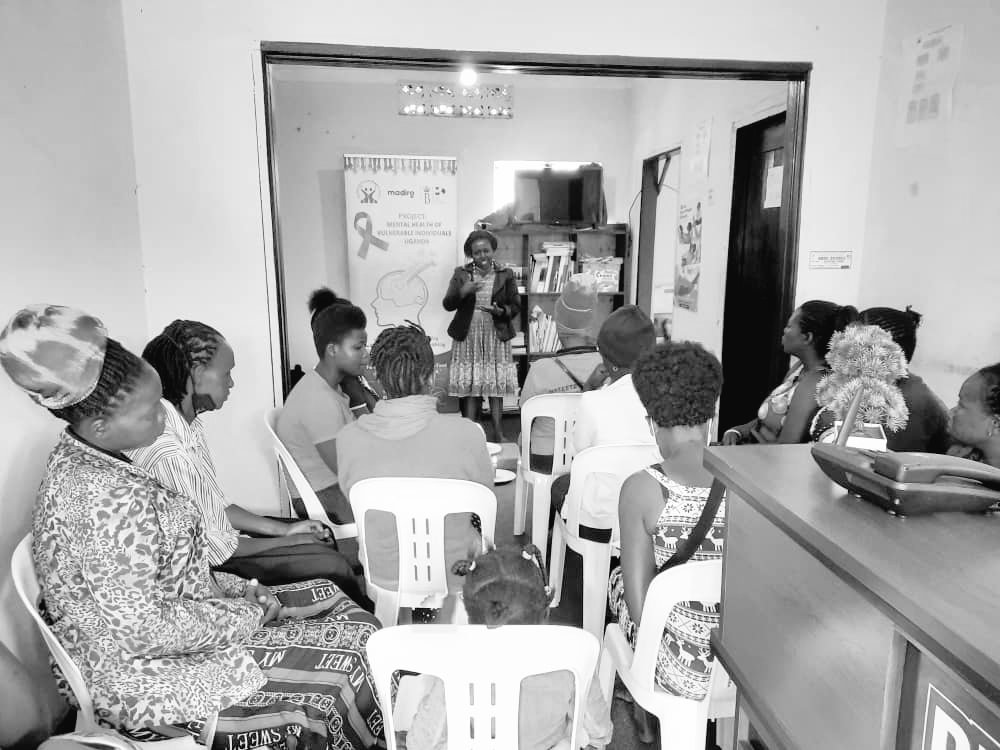 GCWR_Uganda's tweet photo. June 2022: MANAGING STRESS AND TRAUMA AMONG WOMEN ENGAGED IN SEX WORK.
This space aimed at strengthening Healing from "Intergeneration Stigma and discrimination that has adverse impact on sex workers' mental health"
Funding provided by #MadiroFund administered by #KBFCANADA https://t.co/7WAod1RgnB