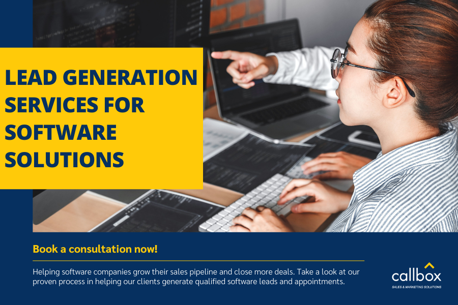 becca_matias's tweet image. Drive more software leads and deliver more revenue with ABM lead generation.

Go beyond outdated SaaS sales tactics and overcome the complexities of selling cloud or on-premise software solutions with Callbox lead generation. bit.ly/30Bsrxb

#leadgenerationsoftware