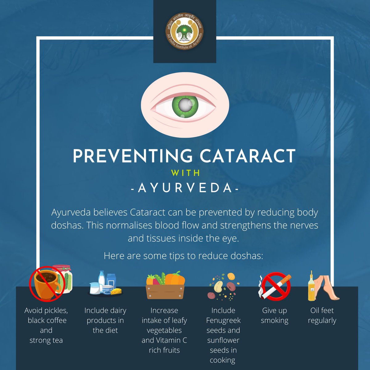 theliverdoc's tweet photo. Acc to India's Ayush, eye lens cataract is prevented when blood &amp; nerve supply are strengthened.

In fact, the lens have no blood or nerve supply.

Oiling feet, avoiding pickles, strong coffee/tea claimed to prevent cataract.

What students must do, is avoid Ayurveda as a career. https://t.co/V1IvbqCfR1