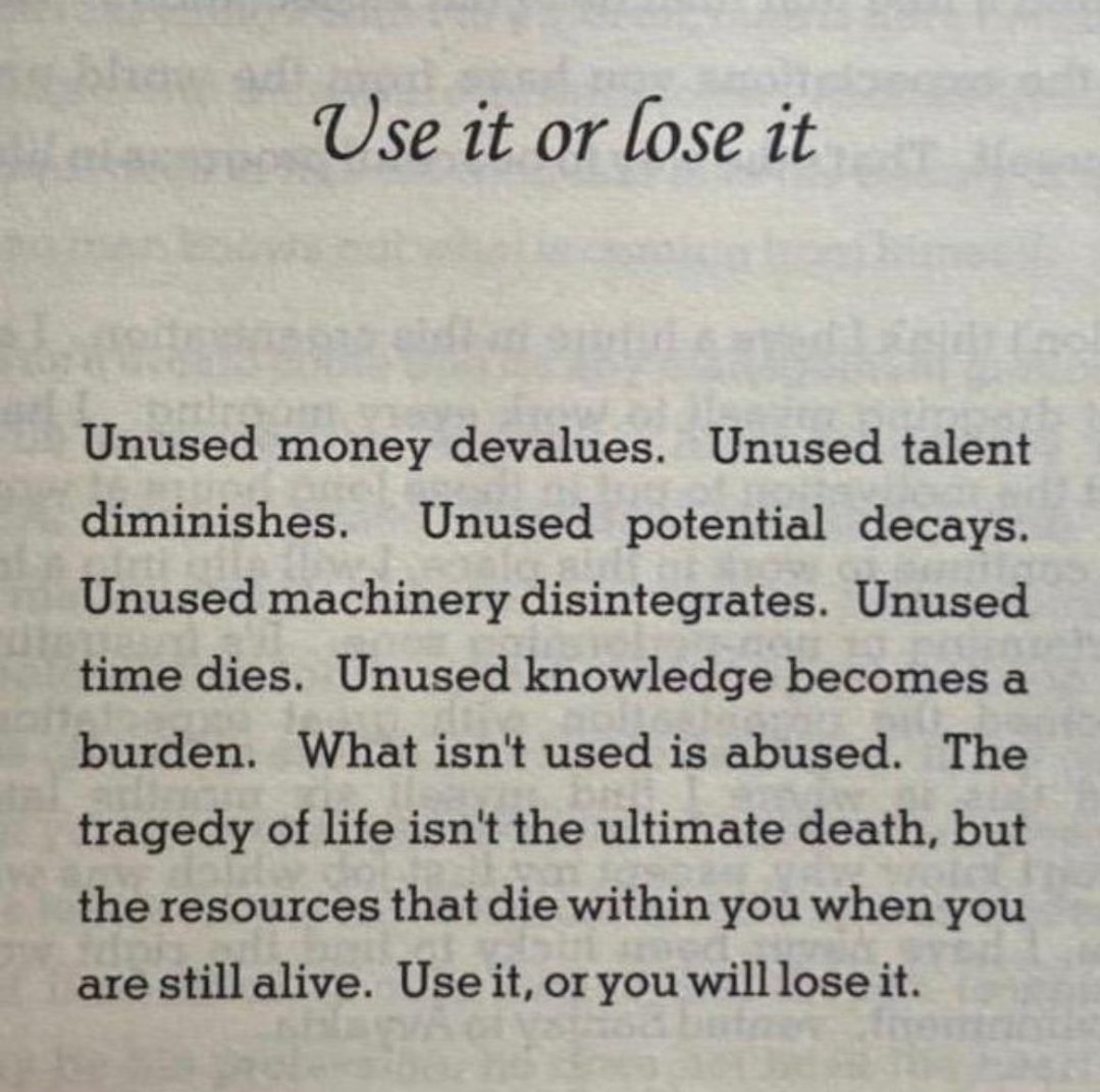 Business_Unions's tweet image. Use it or lose it.