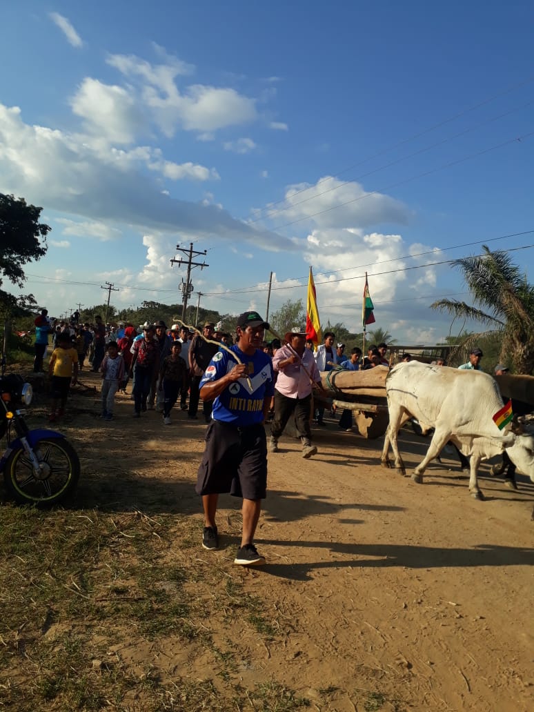 izurietaef's tweet image. Ayer llegó el palo encebau marcando el inicio de la Ichapekene Piesta en #Mojos #Beni