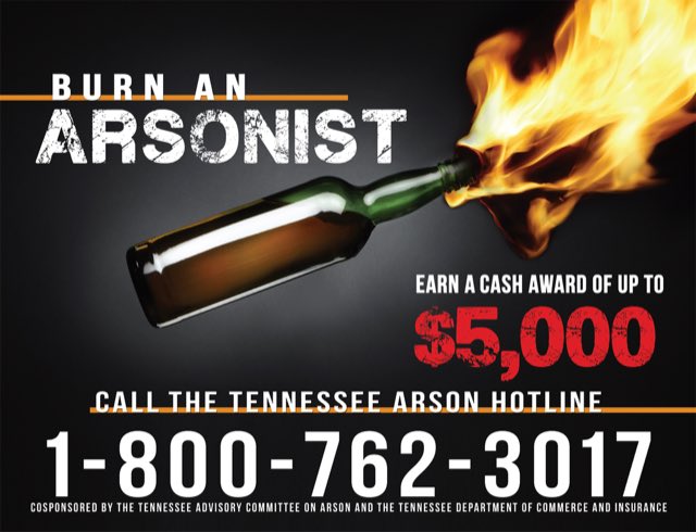 A cash reward is being offered for pertinent info leading to the ID of any person who may be behind a series of fires in Waverly over the past month. 

A church, vacant home, old fire hall, and lodge are along the buildings that have been damaged since June 13th.