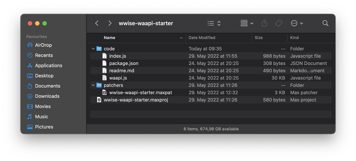 This week on the Audiokinetic blog, <a href="/michael_klier/">michael klier</a> writes about getting started using the Wwise Authoring API (WAAPI) with Max 8. You'll also find a link to the project at the end of the article!

#Wwise #GameAudio #MaxMSP
hubs.ly/Q01gsFPs0
