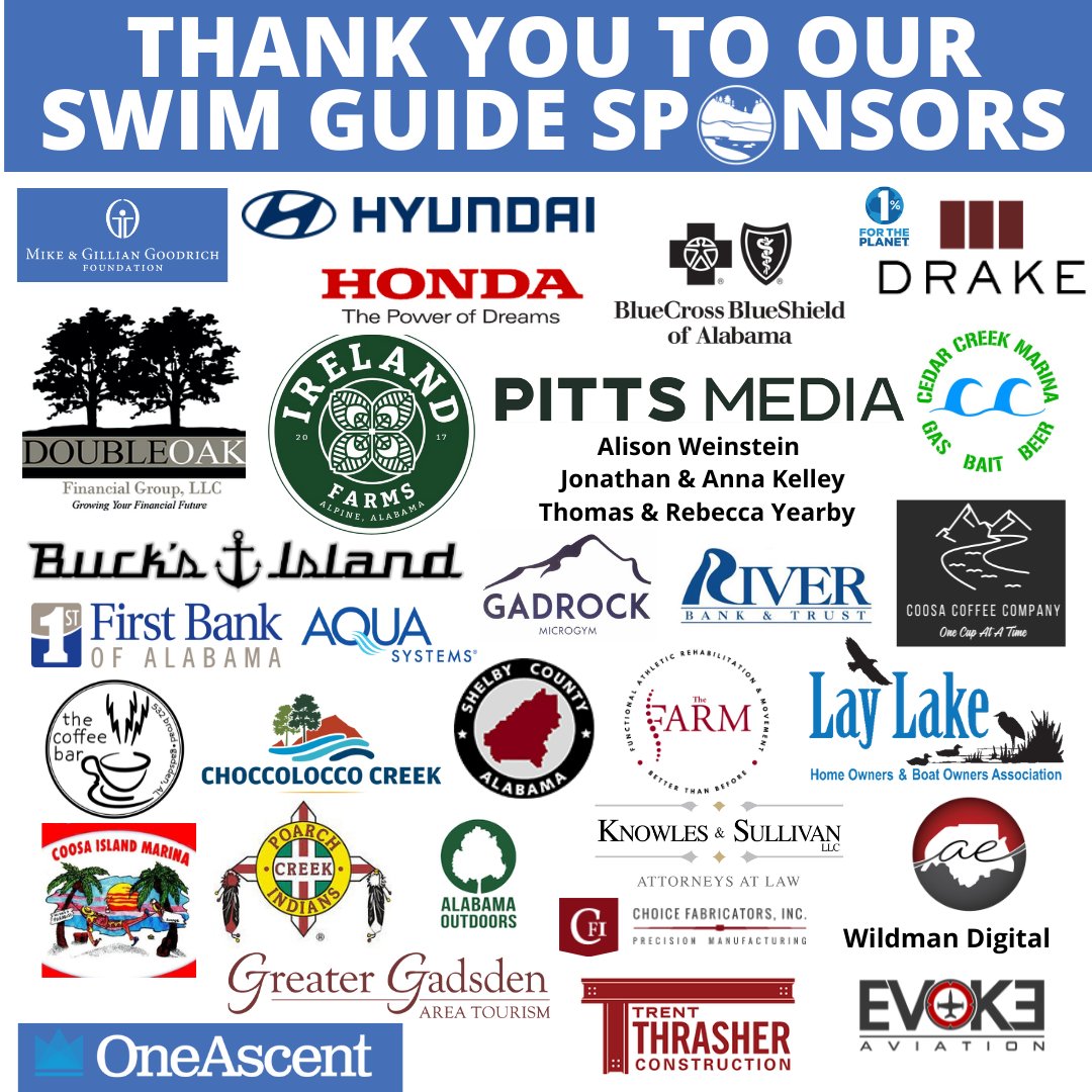 ☀️Here are our week 7 Swim Guide results for Lakes Mitchell and Jordan. We are issuing 0 Yellow Alerts and 0 Red alerts which means 12 sites out of 12 are safe to swim!🐟 Check out full results at coosariver.org/swimguide/
#LakeMitchell #LakeJordan #Swimguide