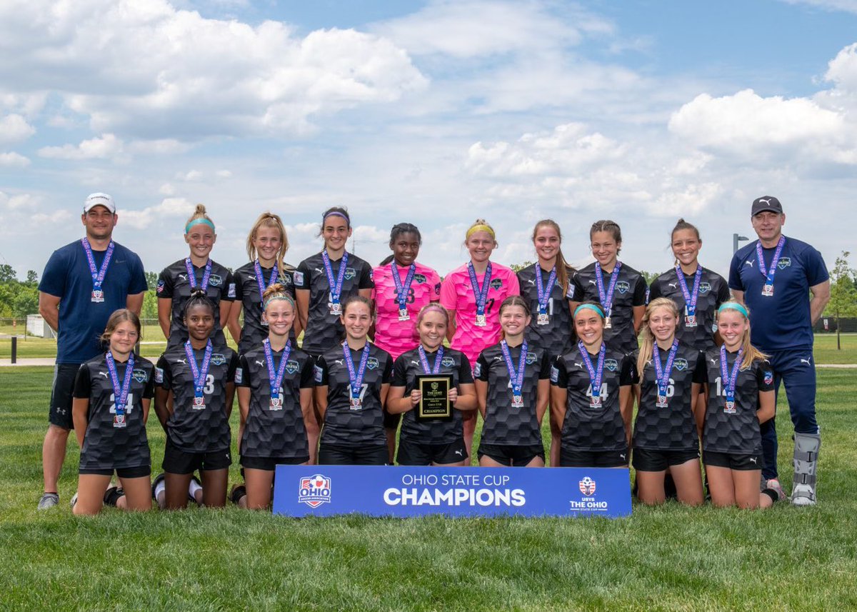 The FC Evolution North U18 girls team were winners of the 2022 USYS Ohio State Cup and 2022 USYS Midwest Regional Championships.  The team now travels to Orlando to compete in the USYS National Championships.  Congrats and good luck at Nationals!