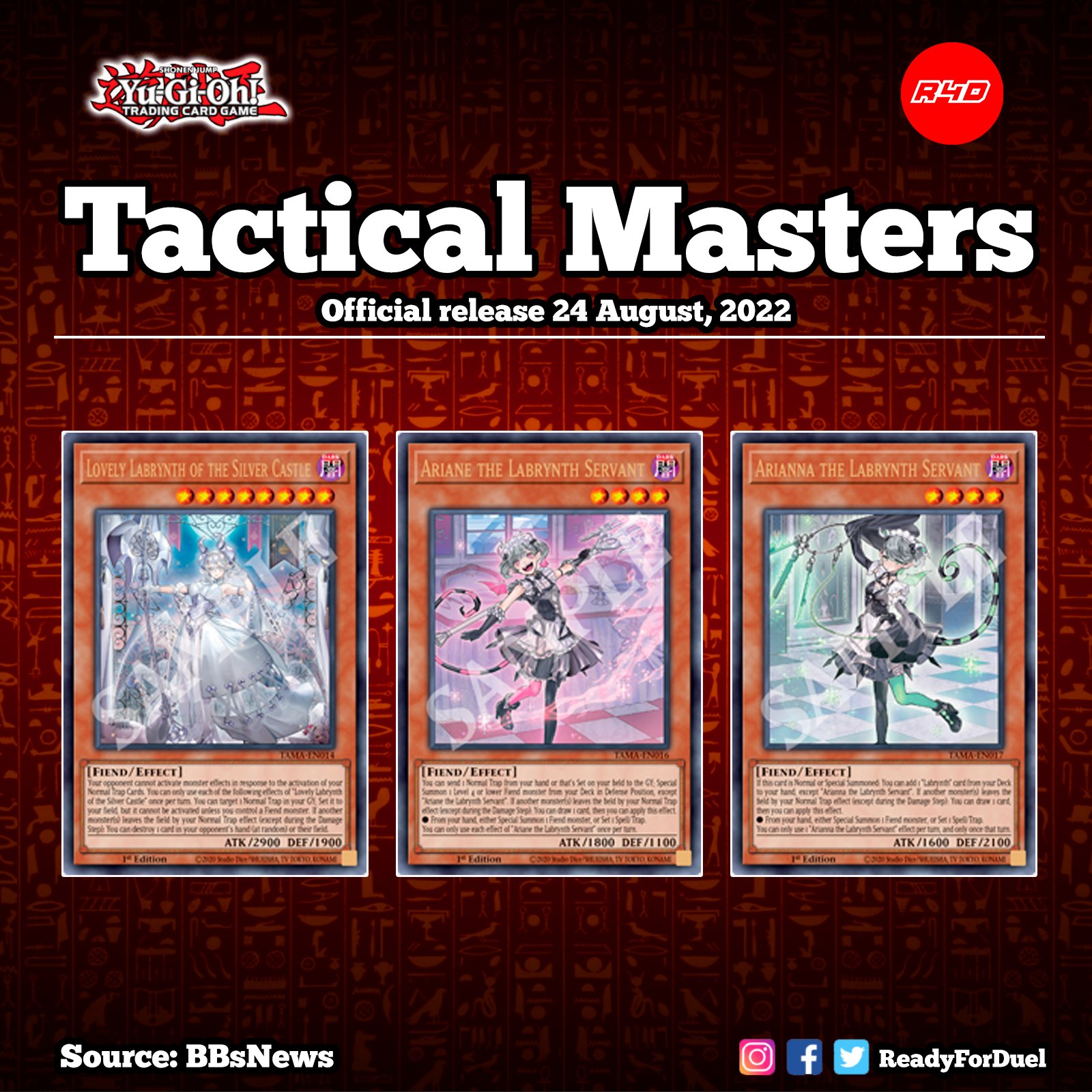 ReadyForDuel on Twitter: "Tactical Masters Rarity Confirmation #遊戯王 #OCG # TCG #YGO #YuGiOh https://t.co/VBaH8jo21p" / Twitter