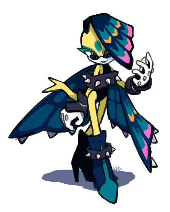 A fake butterfly 