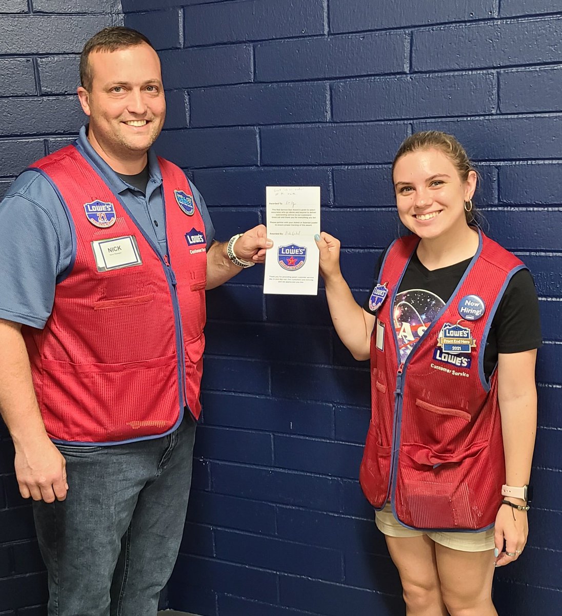 Congratulations to Emily for being cashier of the month. Really appreciate everything you do. 
<a href="/shanejthompson/">Shane Thompson</a> @NXeloures27