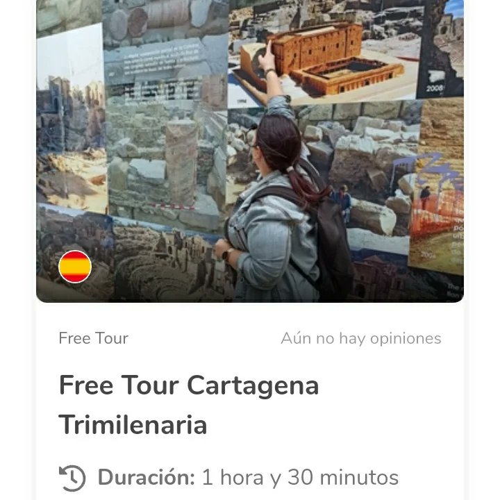 IcueTours's tweet photo. ¿Estás veraneando por La Manga o el Mar Menor y no tienes planes? Vente a Cartagena, nosotros te ofrecemos rutas amenas pero siempre hechas por profesionales del turismo.
Pregúntanos por privado, por icuetours@gmail.com o por la página de GURUWALK
#Cartagena #turismo #freetour https://t.co/nNiY1mP86f