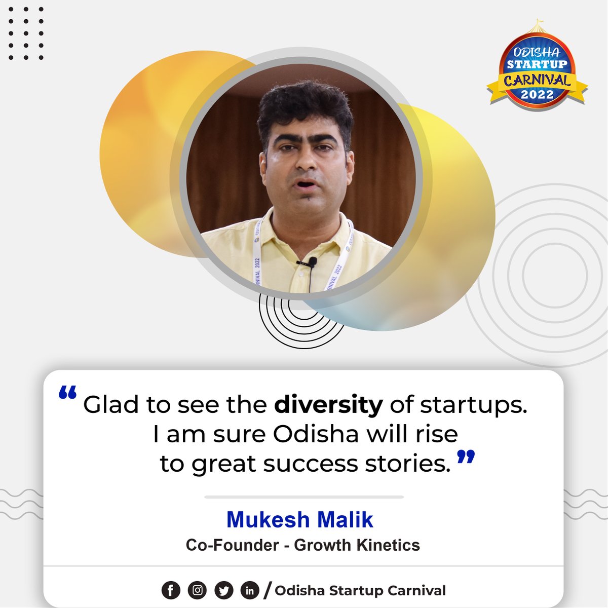 AtalNit's tweet image. Thank you Mukesh Malik and @iambibinbabu for the awesome sessions at #OSC 2022.

The art of pitching and the ice-breakers of meeting your first investor was discussed by both of these speakers in a wonderful way of fun and interaction.

@AIMtoInnovate @startup_odisha 
#OSC2022
