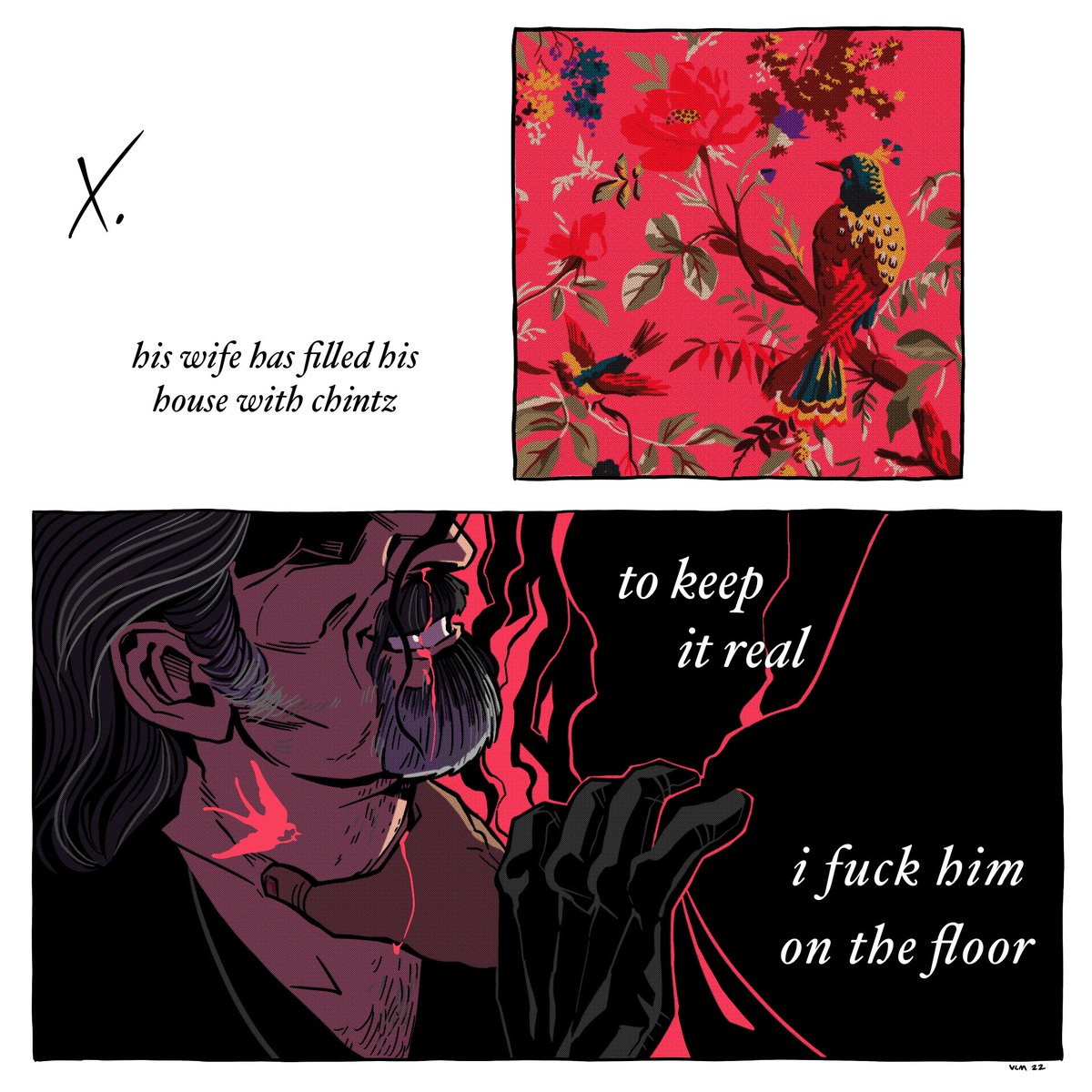 in honor of Fuck Him On The Floor Friday and the best piece of unintentional internet poetry ever written i am sharing my magnum opus here as well