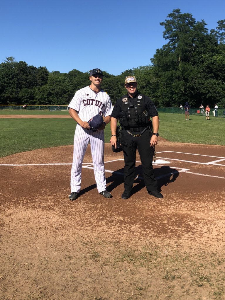 Yesterday’s Cap Exchange between Nolan O’Melia and Will Jacobsen <a href="/WJacobsen11/">Will Jacobsen</a> 
Join us today before our 5pm game for another Cap Exchange from Steven Xiarhos as we honor the Cape’s Gold Star Families
And don’t forget - wear red and bring diapers for the drive!