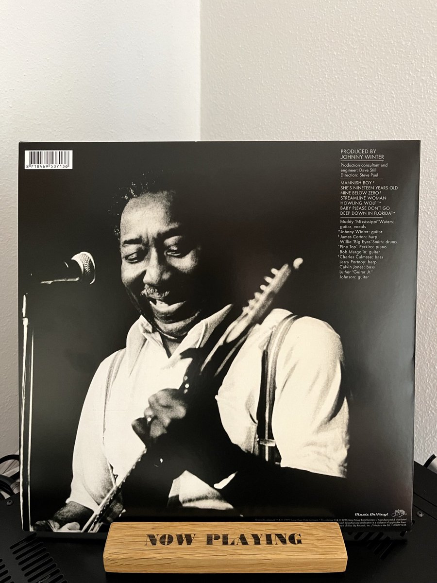 Muddy Waters “Muddy Mississippi Waters Live” (Blue Sky, 1979), 2015 Music On Vinyl reissue #NowPlaying #vinylcommunity