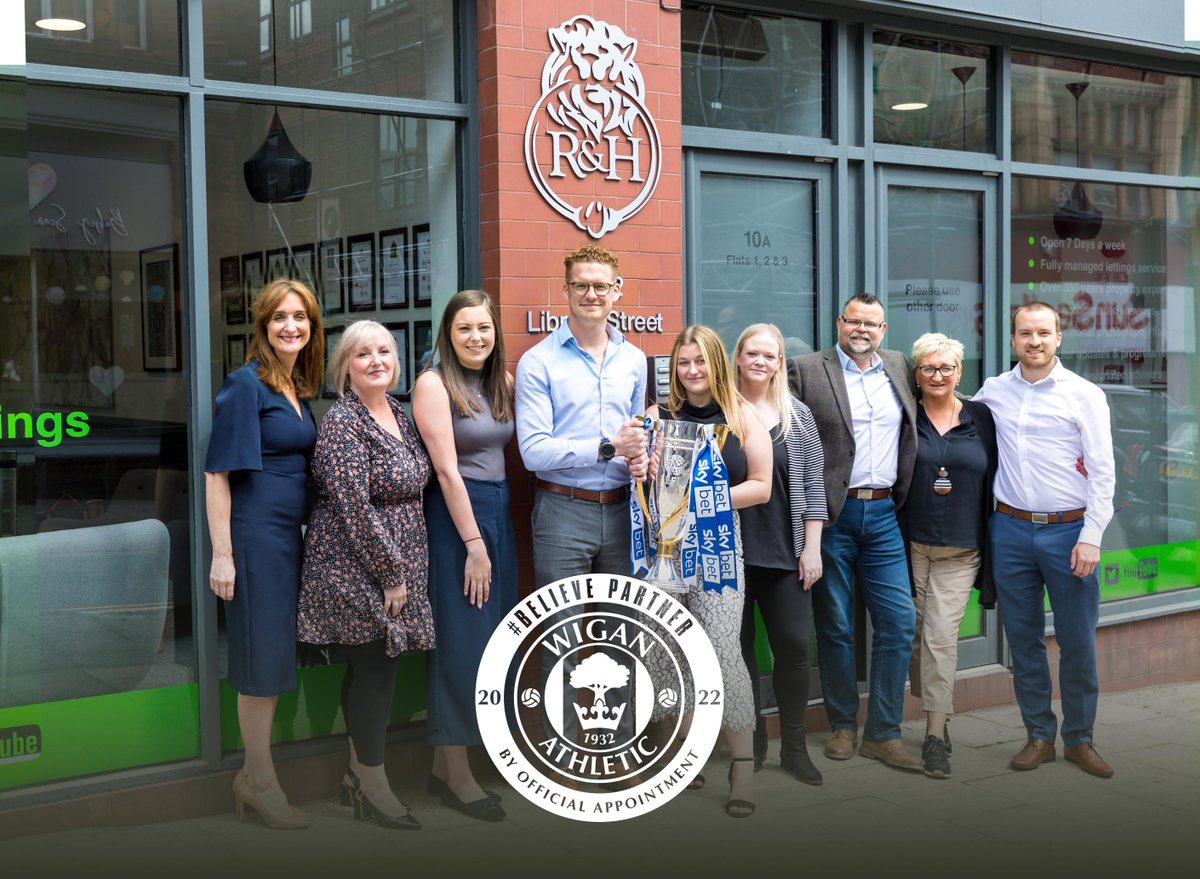 reganhallworth's tweet photo. We are extremely proud to announce that we are a 'By Official Appointment' #believe partner of Wigan Athletic
Read more👉 https://t.co/fVFFHL0IXb
#RH25 #RegionallyRecognised #BelievePartner #UptheTics https://t.co/PPmqyp5Nwh