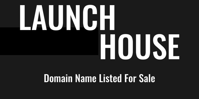 . Domain Listed For Sale Launch-House.com Price Upon Request #LaunchHouse #launchlife #coworking #cleveland #smallbusiness #javascript #python #Apple #vr #Microsoft #Linux #bot #Media #News #Entrepreneurs #entrepreneurlife #socialmedia #Business #Entrepreneurship