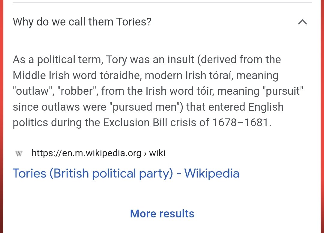 Even wikipedia knows how corrupt these tories are!!

#ToryMeltdown #ToryIncompetence #BorisMustGo #LeaveMeansLeave #JohnsonTheLiar #ToriesOutNow