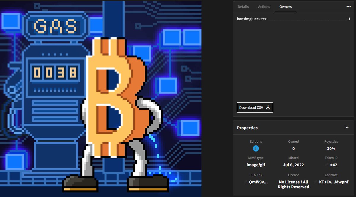 PixelScalper's tweet photo. #TransactionPee #38 #NFT is now SOLD to #NFTcollector > hansimglueck.tez
Congratulations! π₯³
Check out more of my #NFTs:
>> https://t.co/CnzDB7Qz4p
#CleanNFT #NFTCommunity #tezoscollectors #objktcom #objktnft #tezos #tezoscommunity #tezosnfts #nftart #NFTSold #1of1 #pixelart https://t.co/XYBtENTpg9