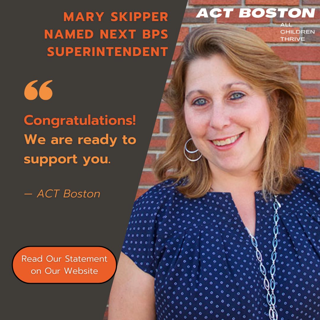BPE (@bpe_boston) on Twitter photo #ACTBoston (BPE is a proud member!) congratulates Mary Skipper <a href="/svilleskipper/">Supt. Mary Skipper</a>, our new <a href="/BostonSchools/">BostonPublicSchools</a> Supt. Read our full statement: actboston.org/mary-skipper%2… #BPSProud #BPS #ACTBoston (BPE is a proud member!) congratulates Mary Skipper <a href="/svilleskipper/">Supt. Mary Skipper</a>, our new <a href="/BostonSchools/">BostonPublicSchools</a> Supt. Read our full statement: actboston.org/mary-skipper%2… #BPSProud #BPS