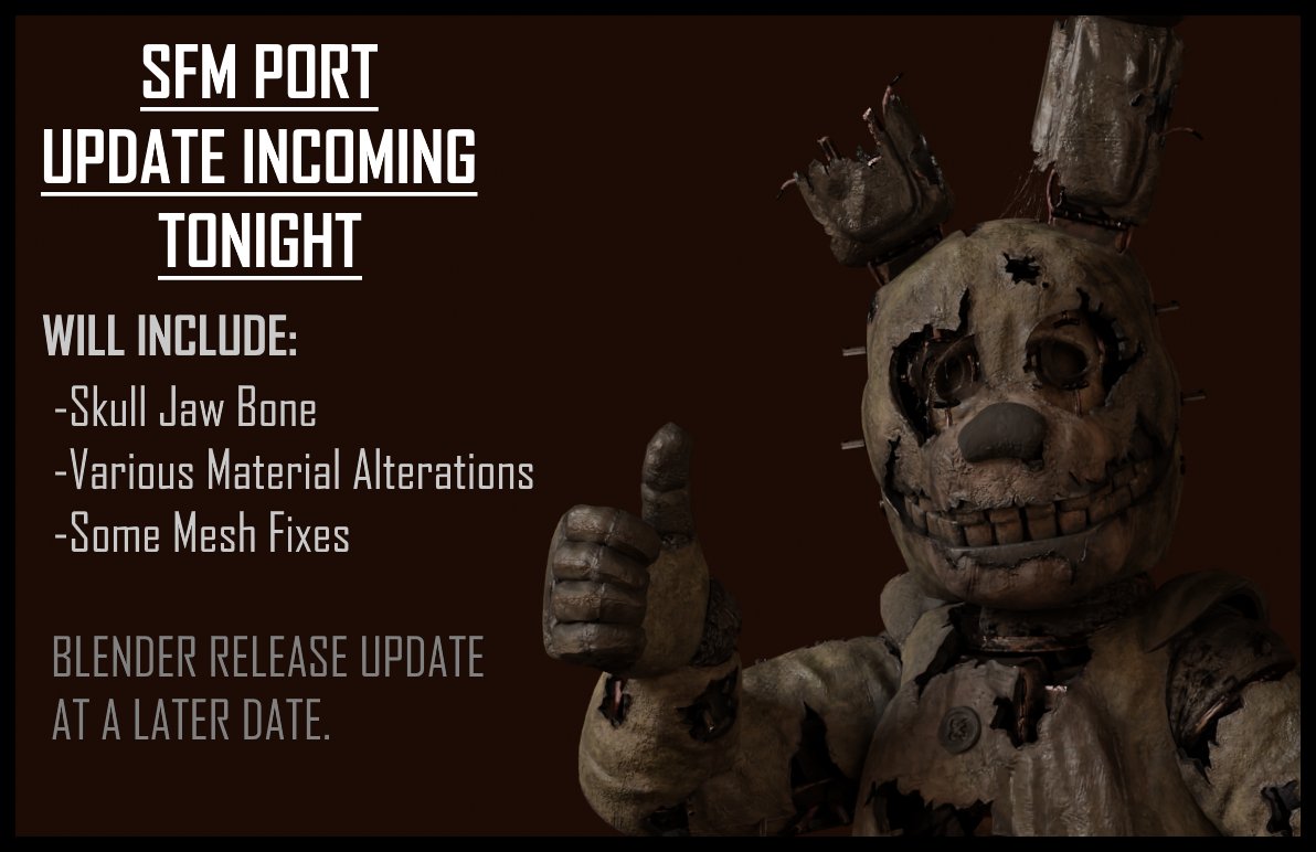 Springtrap Bone Thank you all so much for all the incredible response to the Springtrap ...