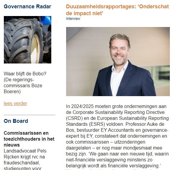NRgovernance's tweet image. Lees de NR Governance Update. Met: Hoe challenge je het bestuur op duurzaamheidsrapportages en 10 drogredenen om niet door te pakken met het ontslag van bestuurders. 
#governanceupdate #commissariaat #nationaalregister #toezichthouder #NRdegovernanceexpert
nrgovernance.nl/kennis/governa…