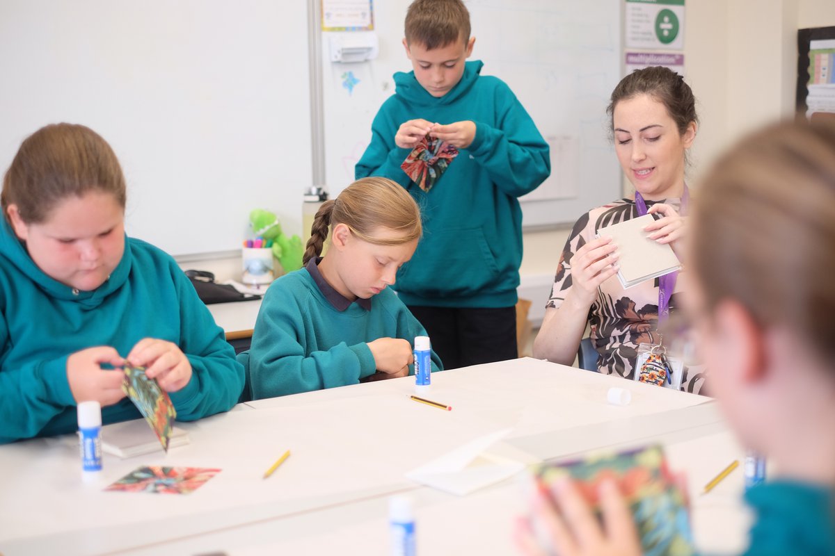 LBUArtsResearch's tweet photo. Fantastic time being had by all during the @inscription_jnl bottari bookmaking workshops inspired by artist #Kimsooja and Inscription issue 3. Check out the work by students at Staynor Primary Academy! https://t.co/XbrfSeVdfX