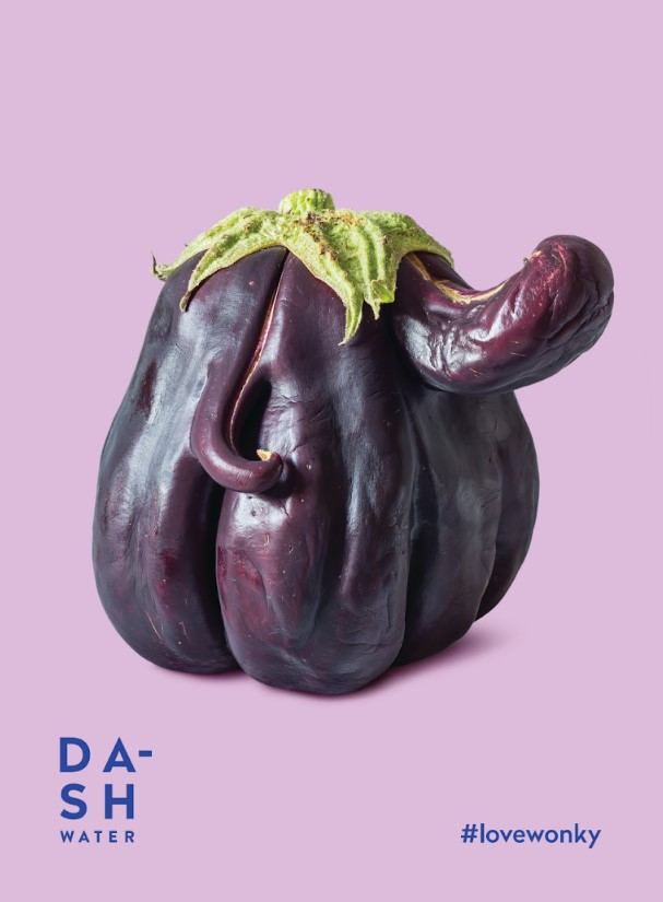 sophiasgaler's tweet photo. So Transport for London have censored this billboard from a campaign on food waste awareness from a company that promotes wonky fruit+veg because it could "easily be construed as obscene"... https://t.co/G0rnuJNRSt