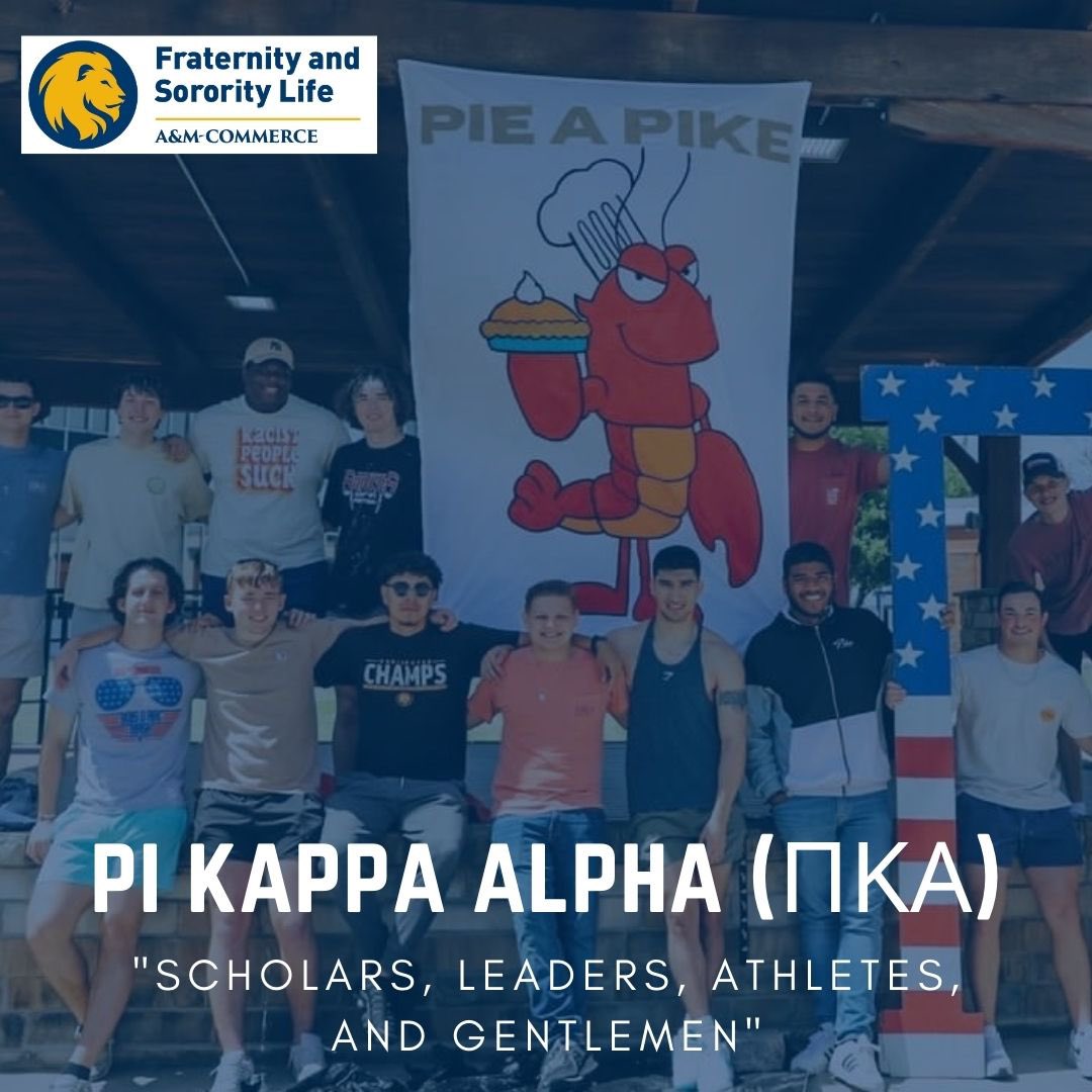 Pi Kappa Alpha was founded in 1868. Their values are integrity, intellect, success, and high moral character. 
@TAMUCSE @TAMUC_IFC <a href="/TAMUCPIKES/">Pi Kappa Alpha</a>