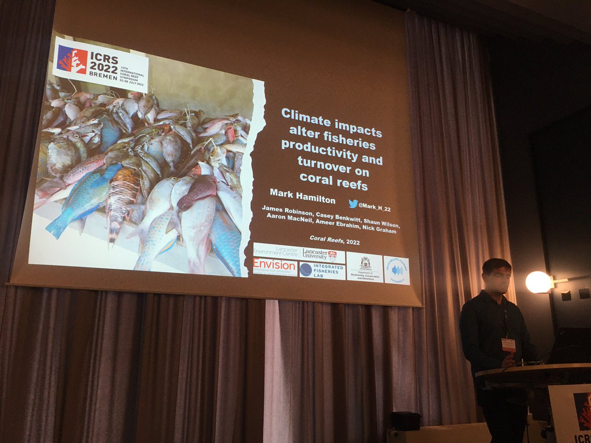 JyodeeSP's tweet photo. Learned so much today from @theamoule @jamespwr and @Mark_H_22 showing the effects of bleaching on tropical fisheries @ICRS_2022 @ICRSCoralReefs https://t.co/ExKvQQ2jnE