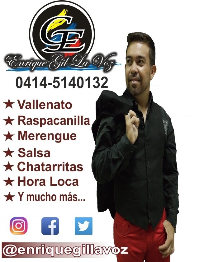 bandaskp3's tweet photo. Tú pones la fiesta yo pongo la música, vive una experiencia cinco estrellas!!!

#enriquegillavoz #enriquegil #cincoestrellas #5estrellas #fivestar #unaexperienciacincoestrellas #unaexperiencia5estrellas #showman #conclase #vallenato #raspacanilla #merengue #salsa #chatarritas https://t.co/sql5vVlPeb