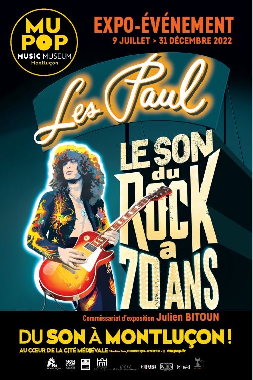 LaChaineGuitare's tweet photo. En direction du vernissage de cette expo qui promet sur les 70 ans de la Les Paul au Mupop et dont le commissaire est @beurks ! 

Bien hâte de découvrir ça et de visiter à nouveau ce magnifique endroit qu’est le Mupop, à voir AB-SO-LU-MENT à #Montluçon.

#expo #lespaul #guitare https://t.co/u6a156BixJ