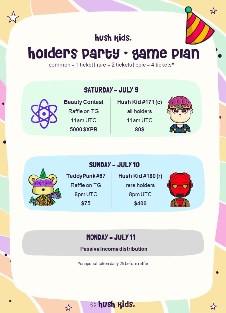 hush kids NFTs. ⚛️ tweet media